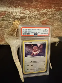 Pokemon Eevee SWSH127 Evolving Skies Blister Promo PSA 10 - Image 1
