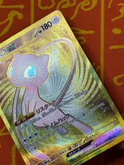 POKEMON TCG MEW EX 208/165 FULL ART GOLD SECRET UR NEAR MINT SV2A JAPANESE 151 - Image 4