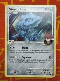 POKEMON TCG STEELIX GL 51/111 NON HOLO UNCOMMON LIGHT PLAY RISING RIVALS - Image 1