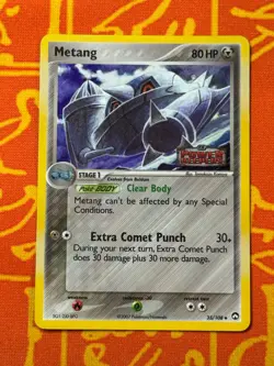 POKEMON TCG METANG 35/108 REVERSE HOLO STAMPED MOD PLAY EX POWER KEEPERS - Image 1