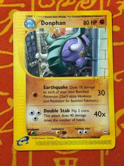 POKEMON TCG DONPHAN 7/147 NON HOLO RARE NEAR MINT AQUAPOLIS - Image 1