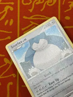 POKEMON TCG SNORLAX 37/130 NON HOLO RARE LIGHT PLAY DIAMOND & PEARL BASE - Image 3