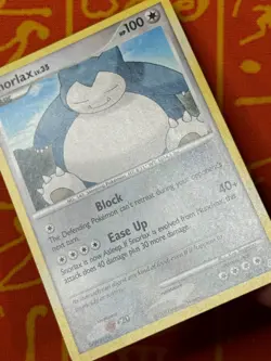 POKEMON TCG SNORLAX 37/130 NON HOLO RARE LIGHT PLAY DIAMOND & PEARL BASE - Image 4