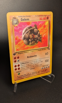 Golem - Fossil 1st Edition 36/62 - Pokemon TCG (WOTC) - MP - Image 3