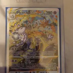 Pokemon Mewtwo VSTAR GG44/GG70 Crown Zenith Galarian Gallery Holo 280 HP - Image 4