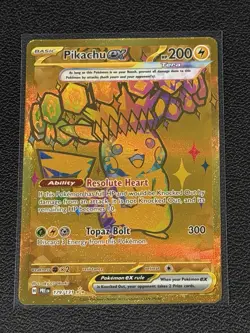 Pikachu ex 179/131 Hyper Rare Gold Pokemon Prismatic Evolutions English NM - Image 1