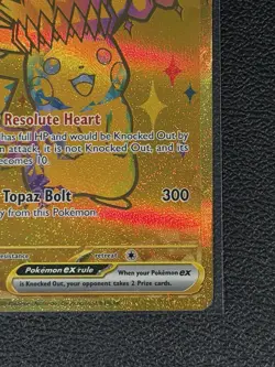 Pikachu ex 179/131 Hyper Rare Gold Pokemon Prismatic Evolutions English NM - Image 3