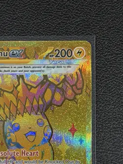 Pikachu ex 179/131 Hyper Rare Gold Pokemon Prismatic Evolutions English NM - Image 4