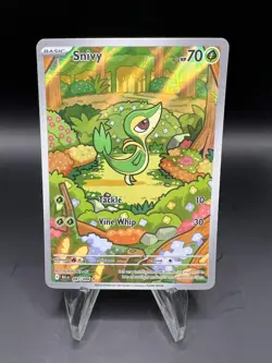 Pokemon TCG Snivy 087/086 Illustration Rare SV: Black Bolt - Image 1