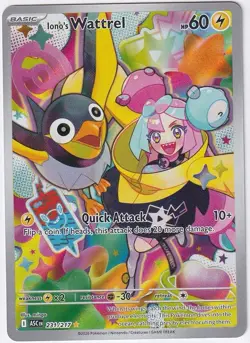 Iono's Wattrel 231/217 - Pokemon TCG - Ascended Heroes Illustration Rare Holo - Image 1