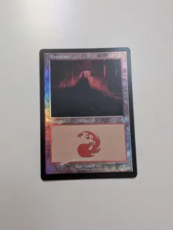 MTG - Mountain 295 (Retro Frame Foil) - Innistrad Remasterd NM/M Condition - Image 1