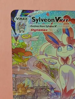 BEAUTIFUL COPY Pokemon Evolving Skies Sylveon VMAX 212/203 Alt Art Secret Rare - Image 4