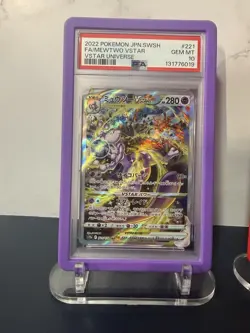 Pokemon 2022 JAP VSTAR PSA 10 Charizard VSTAR #212 Mewtwo VSTAR #221 Lot - Image 4