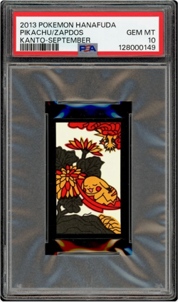 2013 POKEMON HANAFUDA PIKACHU/ZAPDOS KANTO-SEPTEMBER - Image 1