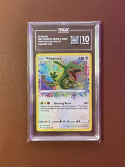 TAG 10 Gem Mint – Rayquaza Amazing Rare #138/185 - Pokemon TCG - Vivid Voltage - Image 3