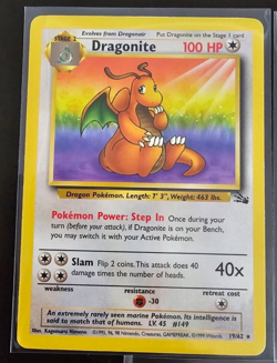 Pokemon TCG Dragonite Rare/Promo Lot x3 #19/22/5 Fossil/Team Rocket/Promo Set LP - Image 2