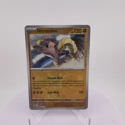 Pokemon TCG Hitmonlee Scarlet Violet-151 106/165 Reverse Holo Uncommon - Image 1