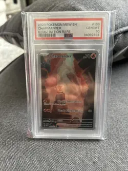 PSA 10 Charmander 168/165 Pokemon 151 Illustration Rare - Image 1