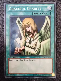 Yugioh Graceful Charity BP01-EN036 Starfoil Rare 1st Edition NM - Image 1