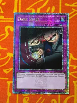 YUGIOH DARK BRIBE QUARTER CENTURY SECRET RARE RA03-EN187 - Image 1
