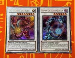 YUGIOH SUN DRAGON INTI/MOON DRAGON QUILLA ULTRA 1ST SET EX ABPF-EN042/ABPF-EN043 - Image 1