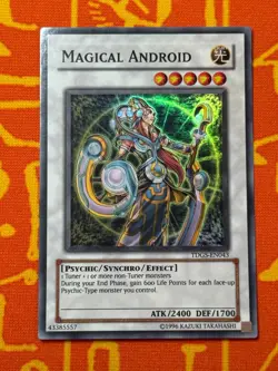 YUGIOH MAGICAL ANDROID SUPER RARE EXCELLENT TDGS-EN043 - Image 1