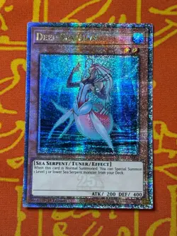 YUGIOH DEEP SEA DIVA QUARTER CENTURY SECRET RARE RA03-EN004 - Image 1