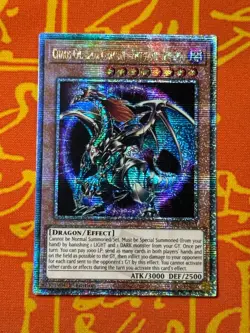 YUGIOH CHAOS EMPEROR DRAGON - ENVOY OF THE END QUARTER CENTURY SECRET RA03-EN133 - Image 1