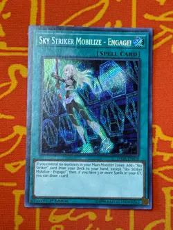 YUGIOH SKY STRIKER MOBILIZE - ENGAGE! SECRET RARE 1ST NM DASA-EN030 - Image 1
