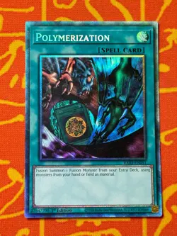 YUGIOH POLYMERIZATION COLLECTORS RARE 1ST EDITION NM RA03-EN051 - Image 1