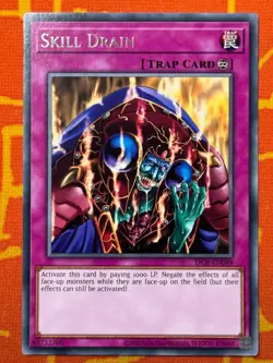 YUGIOH SKILL DRAIN RARE NEAR MINT DCR-EN049 25TH ANNIVERSARY - Image 1