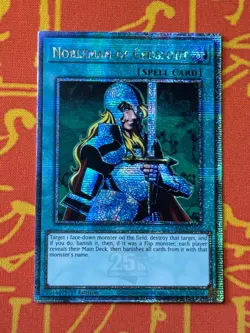 YUGIOH NOBLEMAN OF CROSSOUT QUARTER CENTURY SECRET RARE 1ST NM RA03-EN102 - Image 1
