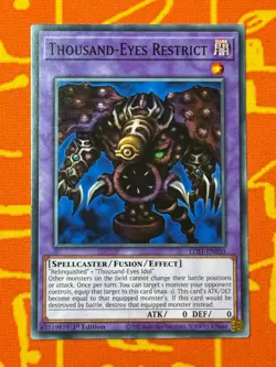 YUGIOH THOUSAND-EYES RESTRICT COMMON 1ST EDITION NM LDS1-EN050 - Image 1