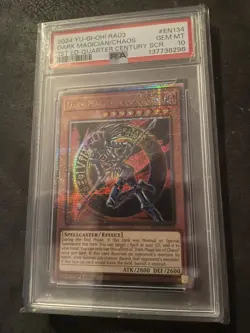 Dark Magician Of Chaos RA03-EN134 1st Edition QCR Yugioh PSA 10 *296 - Image 1