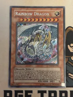 Rainbow Dragon TAEV-EN006 Unlimited Secret Rare YuGiOh! NM - Image 2