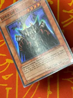 YUGIOH LORD OF D./FLUTE OF SUMMONING DRAGON SET SDK-E038/E039 SUPER RARE LP - Image 4