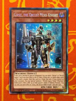 YUGIOH GIRSU, THE ORCUST MEKK-KNIGHT COLLECTORS RARE 1ST NM RA03-EN026 - Image 1