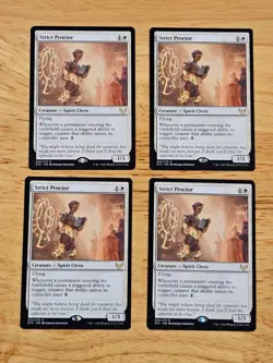 4x Strict Proctor Strixhaven *Playset* Rare Magic MTG WOTC M9203 - Image 1