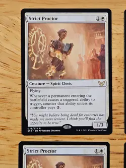 4x Strict Proctor Strixhaven *Playset* Rare Magic MTG WOTC M9203 - Image 2