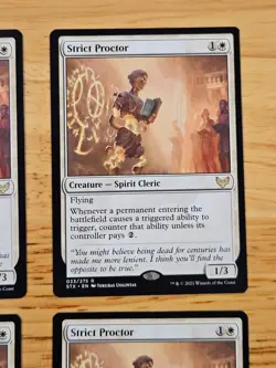 4x Strict Proctor Strixhaven *Playset* Rare Magic MTG WOTC M9203 - Image 3