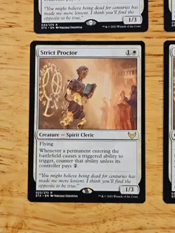 4x Strict Proctor Strixhaven *Playset* Rare Magic MTG WOTC M9203 - Image 4