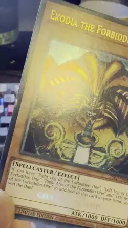 Yugioh Exodia the Forbidden One 25LP-EN000 Ultra Emblazoned Rare Limited Edition - Image 2