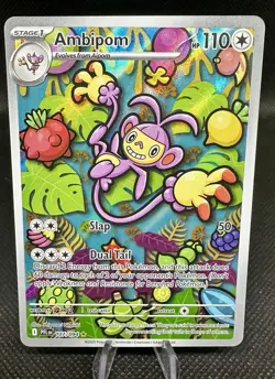 Ambipom - 107/094 - Illustration Rare - Phantasmal Flames - NM/M - Pokemon Card - Image 1