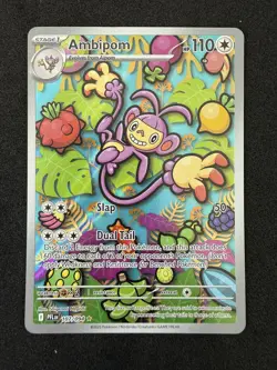 Ambipom Illustration Rare ME02: Phantasmal Flames 107/094 NM - Image 1