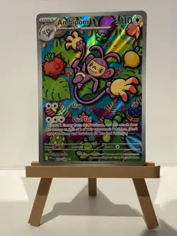 Pokemon - Ambipom - Phantasmal Flames - 107/094 - Near Mint - Illustration Rare - Image 1