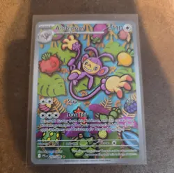 Pokemon Card Ambipom 107/094 Phantasmal Flames Illustration Rare NM - Image 1