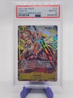 One Piece Kingdoms Of Intrigue Yamato OP04-112 Alt Art PSA 10 English - Image 1
