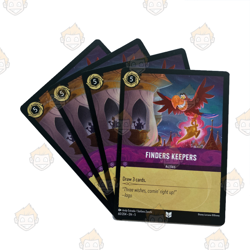 4x Finders Keepers - Action (#60) Playset - Disney Lorcana - Shimmering Skies - Image 2