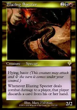 Blazing Specter ~ Invasion [ Excellent ] [ Magic MTG ] - Image 1
