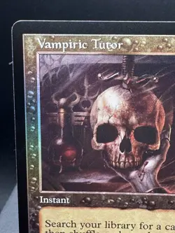 MTG Dominaria Remastered Vampiric Tutor Foil Rare Retro Frame NM - Image 2